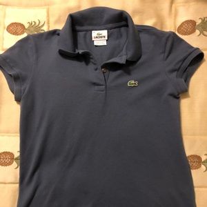 Blue Women’s Lacoste polo shirt